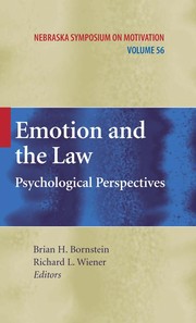 Emotion and the law : psychological perspectives /
