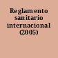 Reglamento sanitario internacional (2005)