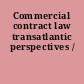 Commercial contract law transatlantic perspectives /