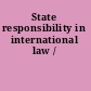State responsibility in international law /
