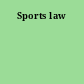 Sports law