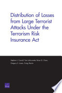 Distribution of losses from large terrorist attacks under the Terrorism Risk Insurance Act