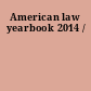 American law yearbook 2014 /