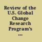 Review of the U.S. Global Change Research Program's draft strategic plan document.