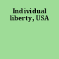 Individual liberty, USA