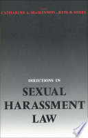 Directions in sexual harassment law