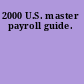 2000 U.S. master payroll guide.