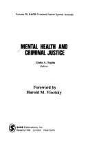 Mental health and criminal justice /