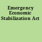 Emergency Economic Stabilization Act