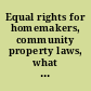 Equal rights for homemakers, community property laws, what still needs to be done, enforcement of child support laws transcript of hearing of the Joint Committee on Legal Equality, Santa Barbara, California, February 27, 1976.