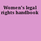 Women's legal rights handbook