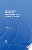 Human rights monitoring mechanisms of the Council of Europe