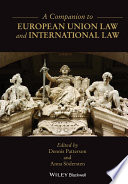 A companion to European Union law and international law /