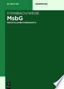 MsbG : Kommentar zum Messstellenbetriebsgesetz /