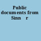 Public documents from Sinnār