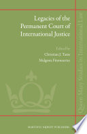 Legacies of the Permanent Court of International Justice