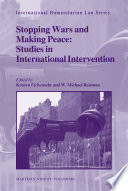 Stopping wars and making peace studies in international intervention /