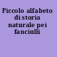 Piccolo alfabeto di storia naturale pei fanciulli