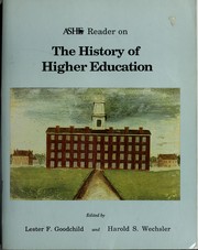 ASHE reader on the history of higher education /