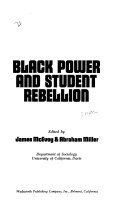 Black power and student rebellion /