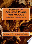 Survey of college plans for MOOCs.