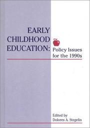 Early childhood education : policy issues for the 1990s /