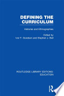 Defining the curriculum histories and ethnographies /