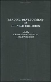 Reading development in Chinese children /