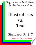 Illustrations vs text (CCSS RI.3.7).