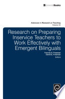 Research on preparing inservice teachers to work effectively with emergent bilinguals /
