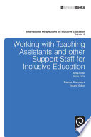 Working with teaching assistants and other support staff for inclusive education /