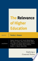 The relevance of higher education : exploring a contested notion /