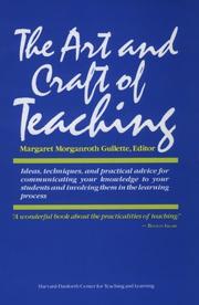 The Art and craft of teaching /