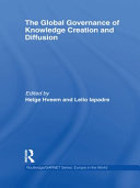 The global governance of knowledge creation and diffusion