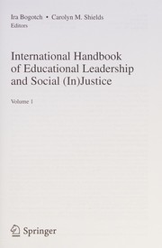 International handbook of educational leadership and social (in)justice /