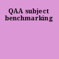 QAA subject benchmarking