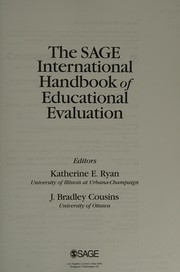 The SAGE international handbook of educational evaluation /