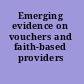 Emerging evidence on vouchers and faith-based providers