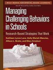 Managing challenging behaviors in schools : research-based strategies that work /