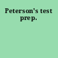 Peterson's test prep.