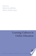 Learning cultures in online education