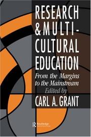 Research and multicultural education : from the margins to the mainstream /