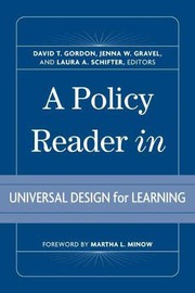A policy reader in universal design for learning /