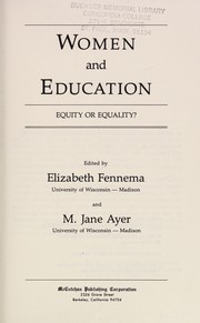 Women and education : equity or equality? /