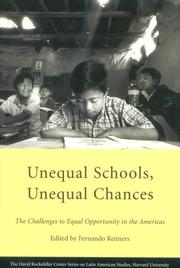 Unequal schools, unequal chances : the challenges to equal opportunity in the Americas /