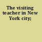 The visiting teacher in New York city;