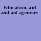 Education, aid and aid agencies
