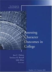 Assessing character outcomes in college /