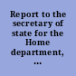 Report to the secretary of state for the Home department, from the Poor law commissioners, on the training of pauper children with appendices.