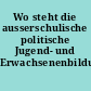 Wo steht die ausserschulische politische Jugend- und Erwachsenenbildung? /